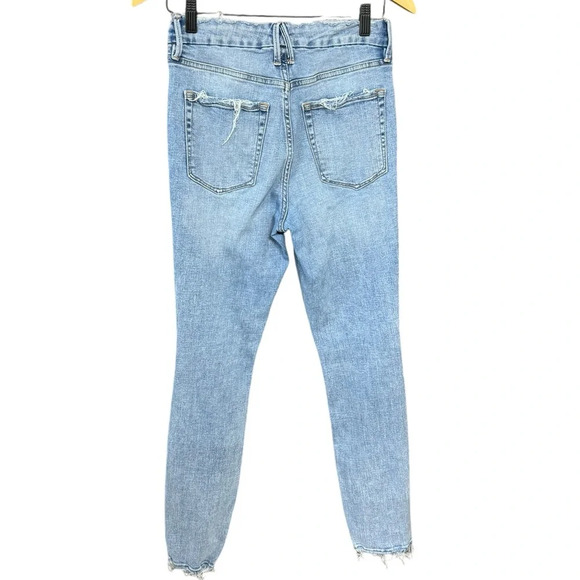 Good American Good Legs Destroyed Hem Jeans - Picture 6 of 6